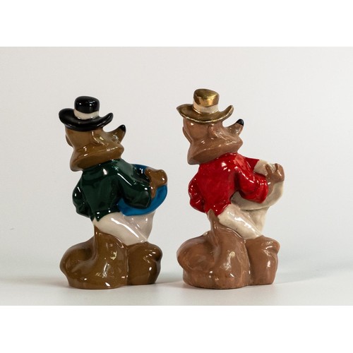 148 - Wade Indianapolis Christmas 1999 Collectors Club Meet figures one prototype & one glaze sample, heig... 