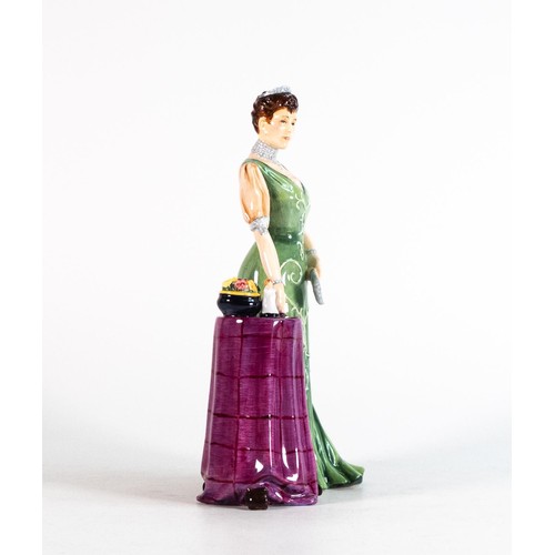 220 - Royal Doulton prototype figure Queen Mary HN4900, painted in a different colourway, not for resale b... 