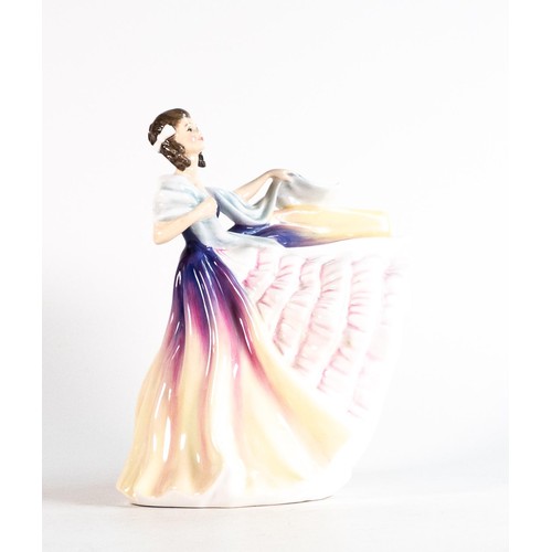 221 - Royal Doulton prototype figure Lauren HN3290, not for resale backstamp.