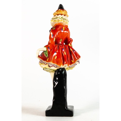 230 - Royal Doulton early figure Pierrette HN1391, impressed date for 1930, .5cm crazing line one one thig... 