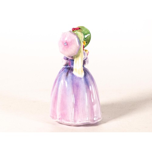 266 - Royal Doulton early miniature figure June M71, in blue/green colourway, h.11.5cm.