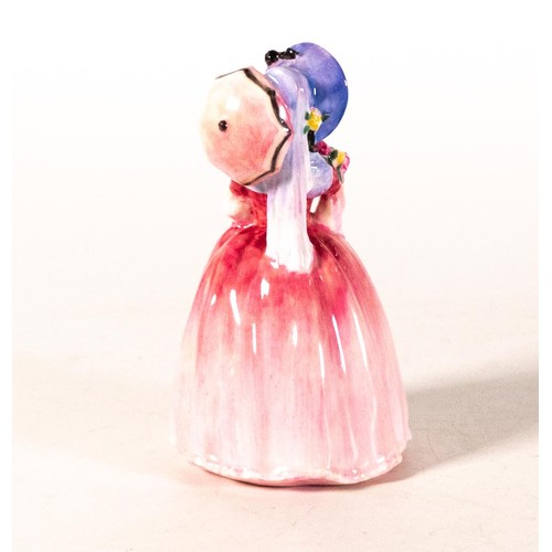 267 - Royal Doulton early miniature figure June M65, in blue/pink colourway, h.11.5cm.