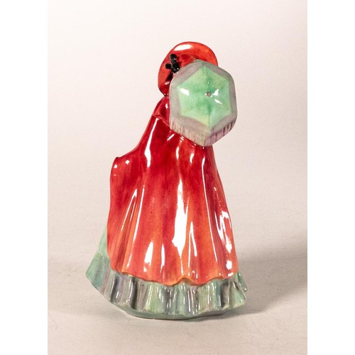 273 - Royal Doulton early miniature figure Mirabel M74, in green/red colourway, h.11cm.