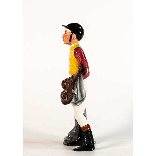 295 - Royal Doulton prototype character figure of Champion Jockey Lester Piggott, h.22cm.