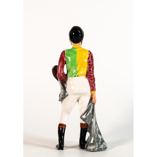 295 - Royal Doulton prototype character figure of Champion Jockey Lester Piggott, h.22cm.