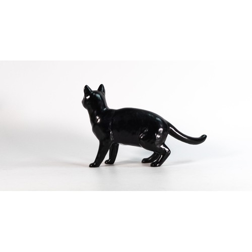 1656 - Sylvac large black cat, height 18cm