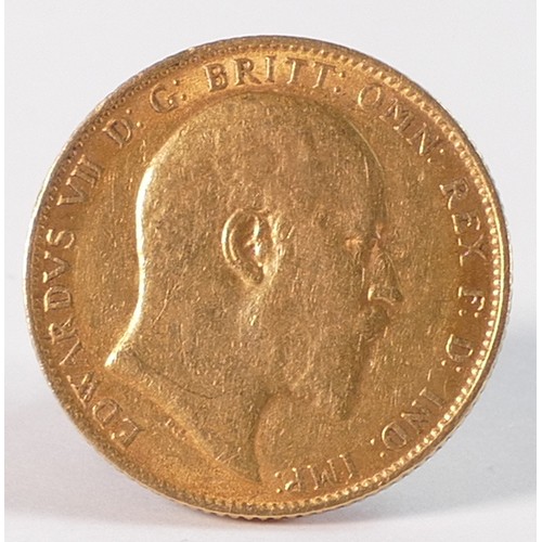 2056 - Gold FULL sovereign dated 1904.