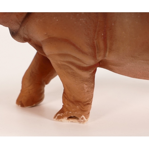 127 - Wade World of Survival figure hippopotamus, height 11cm. This was removed from the archives of the W... 