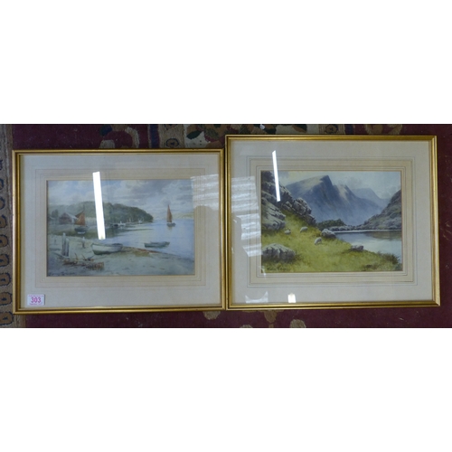 536 - Warren Williams framed prints ( personal prints produced from originals of The Norfolk Broad & Welsh... 