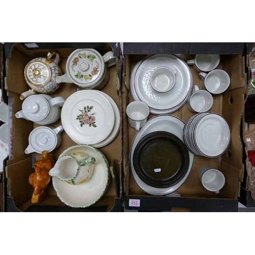 549 - A mixed collection of ceramic items to include Royal Doulton Ting and Marabella Dinnerware, Sadlers ... 