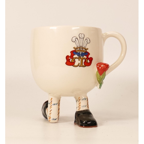 447 - Carltonware Royal Commemorative Leggy Cup , dated 1981