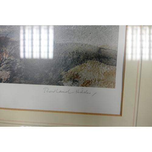 286 - Three Framed Signed Limited Edition Prints; to include Rowland Hilder 'The Road To The Farm' Signed ... 