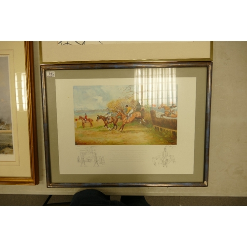 286 - Three Framed Signed Limited Edition Prints; to include Rowland Hilder 'The Road To The Farm' Signed ... 