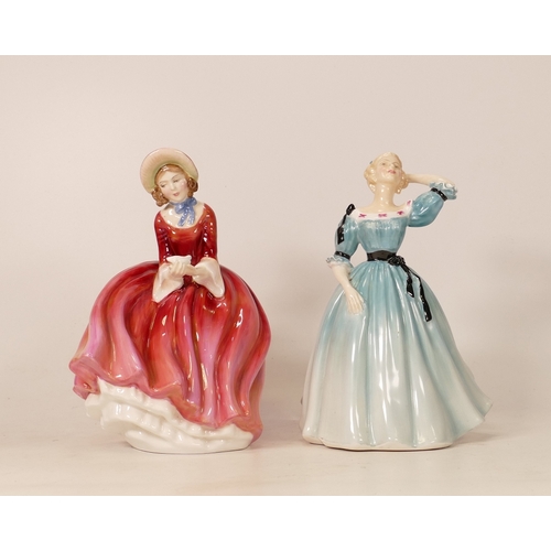 298 - Royal Doulton Lady Figures Celeste Hn2237 & Denise Hn2273(2)