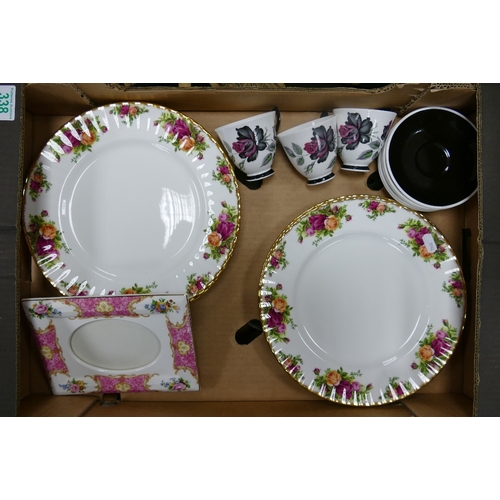 338 - A Collection of Royal Albert China to include Set of Six Royal Albert Old Country Roses Dinner Plate... 