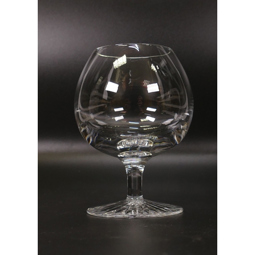 428 - Four Cumbria English Crystal Glass Cognac Glasses