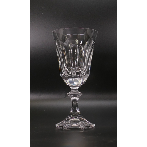 433 - 9 Sevres Crystal Glass White Wine Glasses(2)