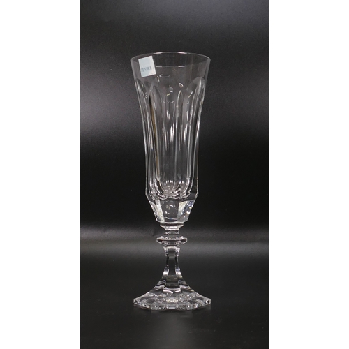 434 - 4 Sevres Crystal Glass Champagne Flutes