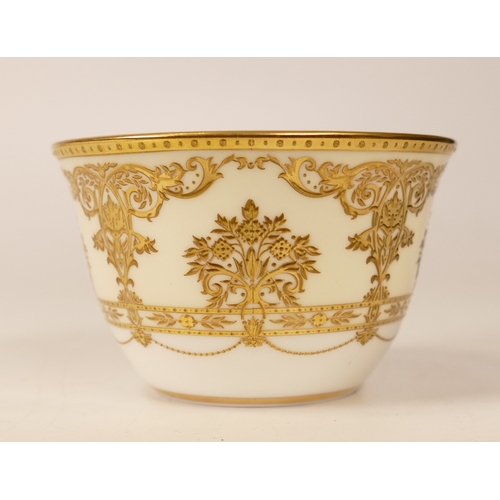 435 - De Lamerie Fine Bone China Set of Elegance pattern 10 Arabic Tea Cups, diameter 7cm