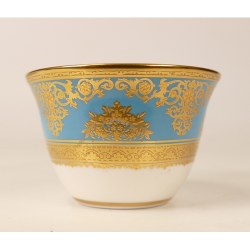 441 - De Lamerie Fine Bone China Set of  7 Exotic Garden pattern Arabic Tea Cups, diameter 6.2cm