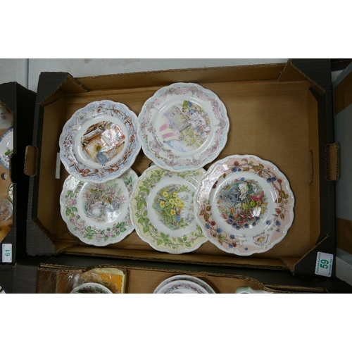 A collection of Royal Doulton Seconds Brambly Hedge Plates