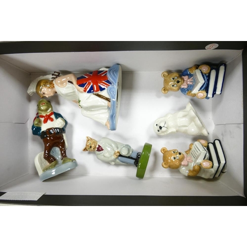 268 - Wade collector figures figures to include Britannia, Newark 1998, City Gent, Collectors meet 2001 an... 