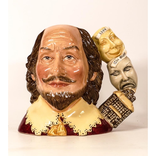 291 - Royal Doulton Large character jug William Shakespeare D7136, limited edition