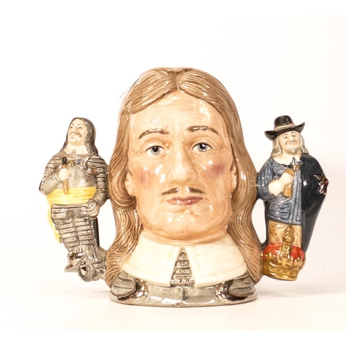 292 - Royal Doulton Large Two Handled Character Jug Oliver Cromwell D6968, limited edition