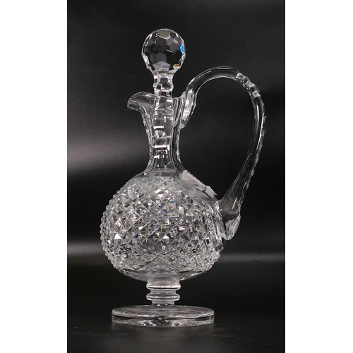 516 - Waterford Crystal Prestige Master Cutter Claret Decanter & Stopper. Height 29cm