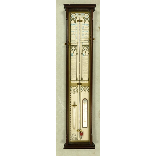 524 - reproduction Admiral Fitzroy barometer, height 97cm