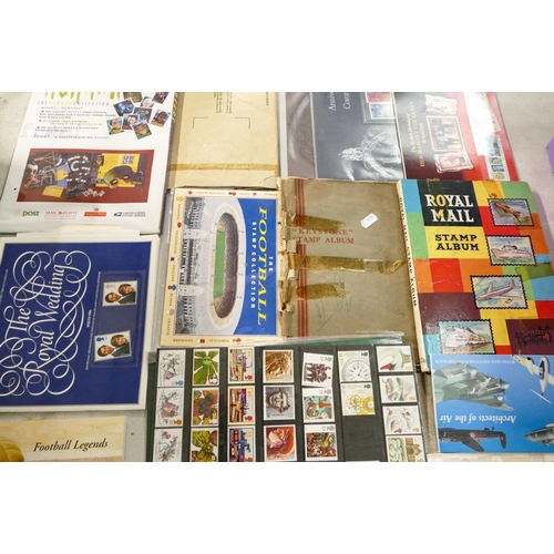 741 - Tray lot of assorted UK stamps, including Royal Mail special special stamps RM12 & RM13, various ass... 