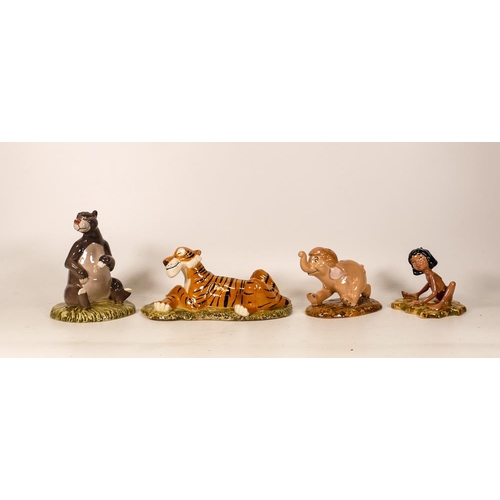 316 - Royal Doulton Jungle Book figures: including Shere Khan JB5, Baloo JB3, Baby Elephant JB2 and Mowgli... 