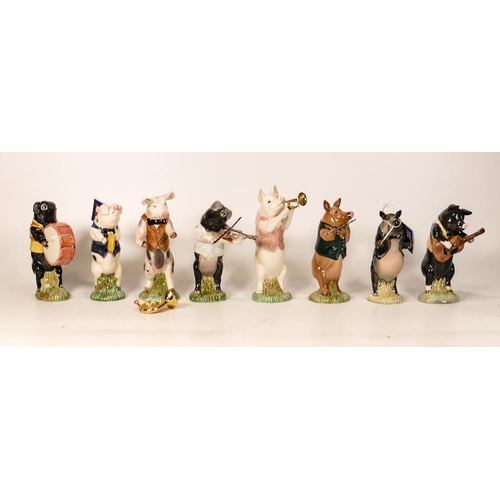 318 - Beswick pig promenade band: to include Richard PP8, Chistopher PP9, Michael PP6, John PP1, Matthew P... 