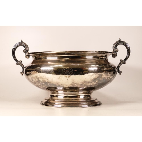 484 - Large Elkington Plate Tureen, height to top of handles 22cm