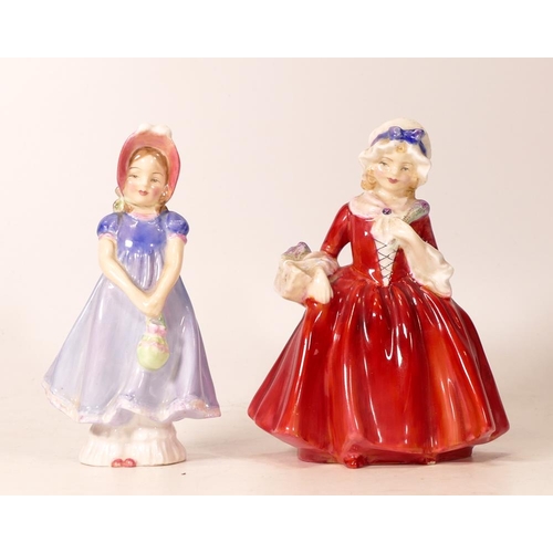 101 - Royal Doulton Child Figures Ivy Hn1768 & Lavinia Hn1955(2)