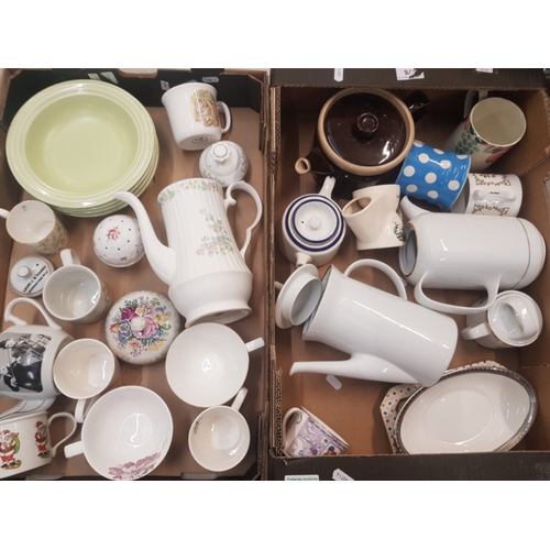 481 - A Mixed Collection of Ceramic Items to Include Laurell and Hardy Teapot, Hammersley Coffee Pot, Roya... 