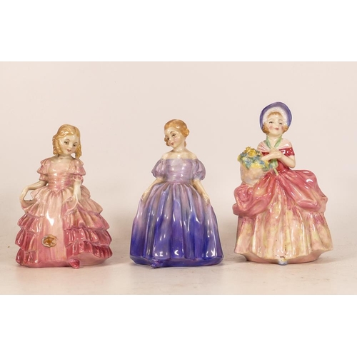 26 - Royal Doulton lady figures to include Rose HN1368, Marie HN1370, Cissie HN1509 (3)