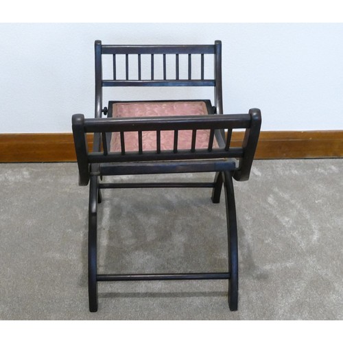 450 - Single campaign style chair