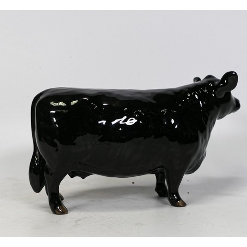 32 - Beswick Aberdeen Angus cow 1563, gold backstamp, boxed