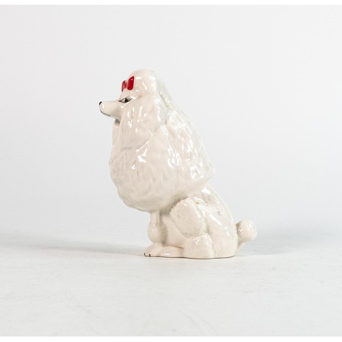 38 - Beswick seated Poodle with bow 1871