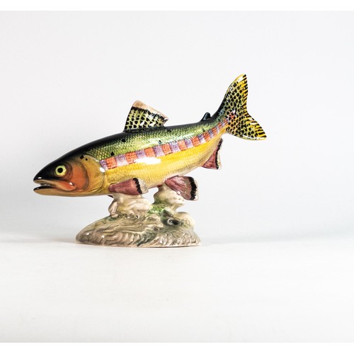 40 - Beswick Golden Trout 1246 - bottom fin restored