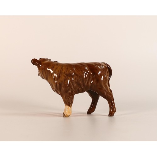 42 - Beswick Limousin calf 1827E, BCC backstamp