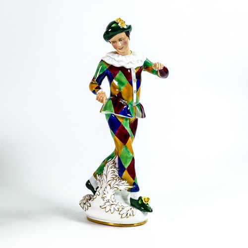 16A - Royal Doulton prestige figure Harlequin HN2737