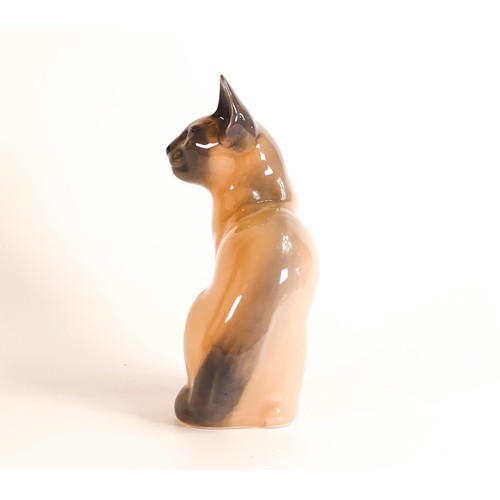 82 - Copenhagen figure of a cat, model 8281, height  19cm