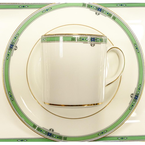 58 - Wedgwood Jade pattern 17 piece coffee set, marked factory seconds 1 x cup a/f  (17)