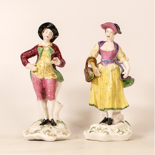 223 - Spode Chelsea Figures No 8 & 9(2)