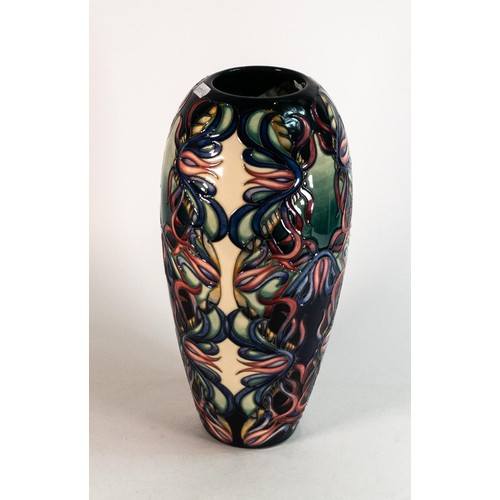 215 - Moorcroft Maypole vase. Limited edition 46/150, dated 1997. Height 36cm, boxed