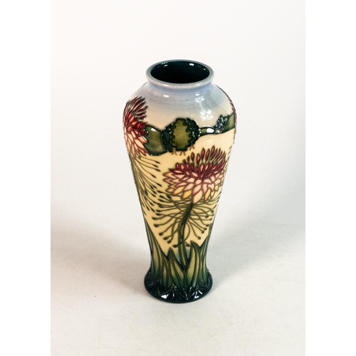 217 - Moorcroft Cleome vase. Limited edition 54/250, signed by Sian Leeper. Height 20cm, boxed