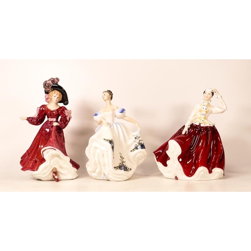 46 - Royal Doulton Lady Figures to include Gail Hn2937, Patricia Hn3265 & Beatrice Hn3263(3)