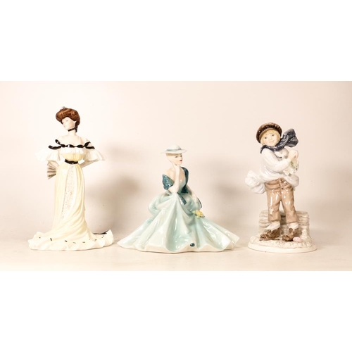 60 - Coalport Lady Figure Alexandra (ltd edition), Hayley & The Boy